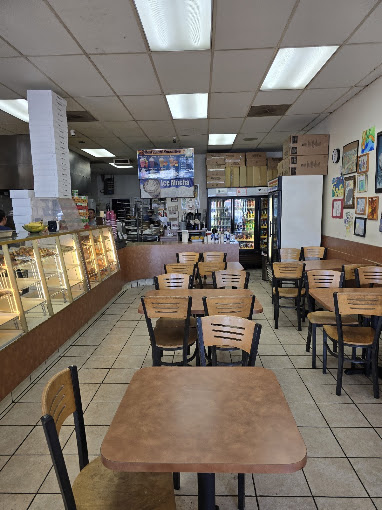 The dining room at Donut Hut